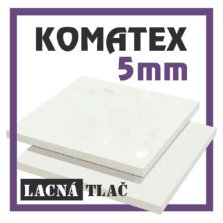 Komatex - PVC doska 5 mm + samolepka tlač