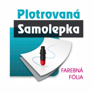 Plotrované písmena z farebnej fólie