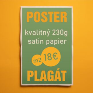 Plagátový papier - POSTER tlač
