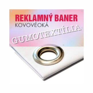 Banner s očkami - gumotextília s potlačou