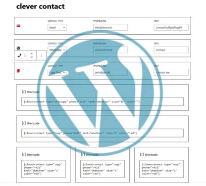 clever-contact-gutenberg-block+shortcode